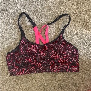 C9 by Champion Pink and Black Patterned Bra